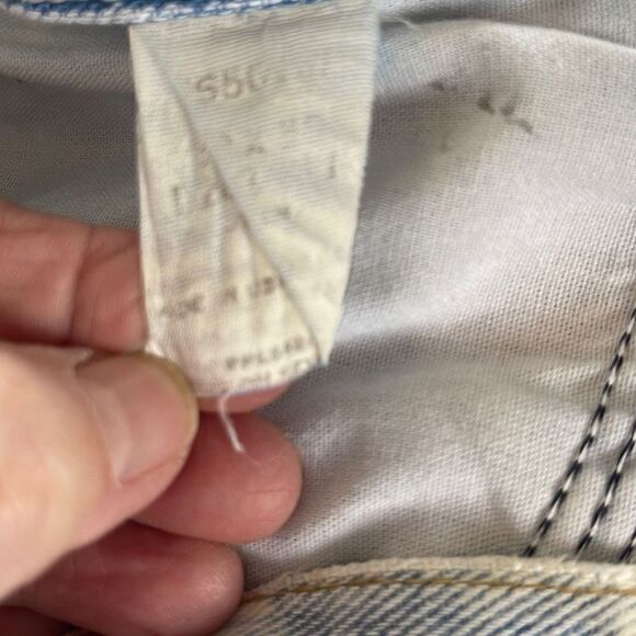 Vintage Wrangler Acid Wash Cut Offs - Picture 4 of 4
